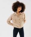 Chemise manches longues coupe courte et ample femme[MISSING]